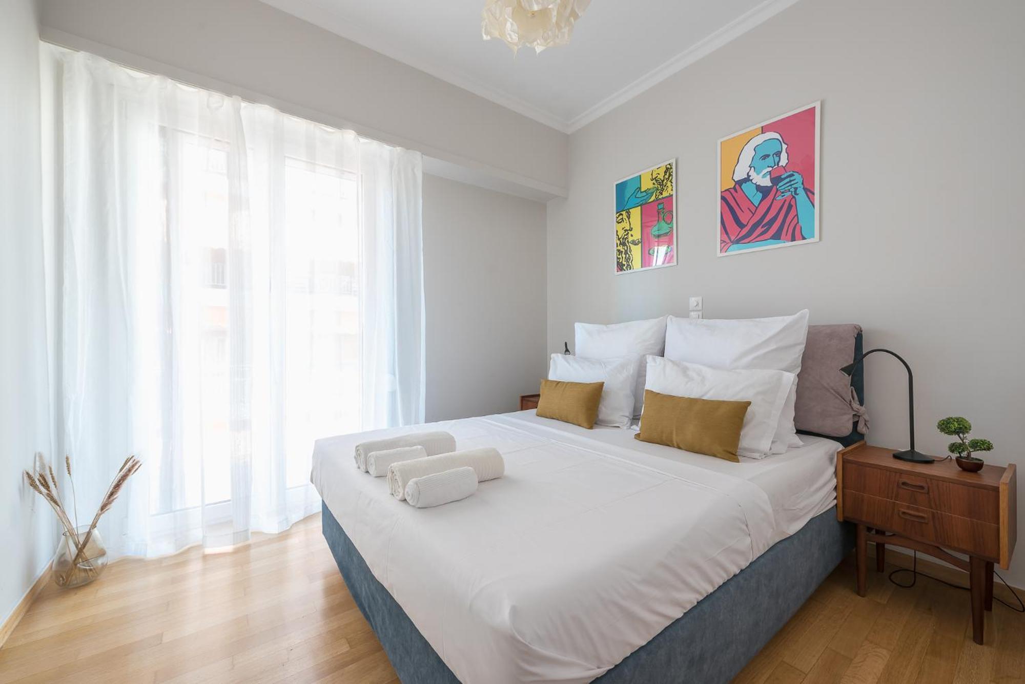Spacious 2Bds Apt With Acropolis View In Center Атина Екстериор снимка