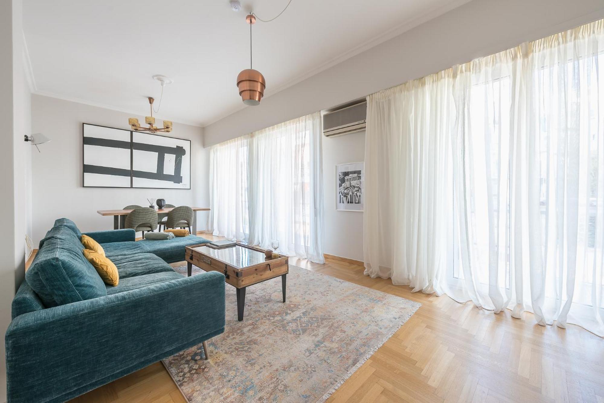 Spacious 2Bds Apt With Acropolis View In Center Атина Екстериор снимка